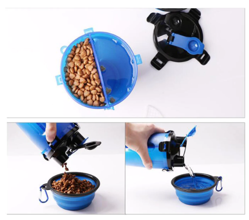 Animals/Pets/Dogs - Dog Food/Water Cup with Collapsible Bowl - 325ml