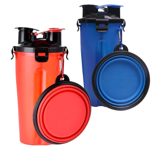 Animals/Pets/Dogs - Dog Food/Water Cup with Collapsible Bowl - 325ml