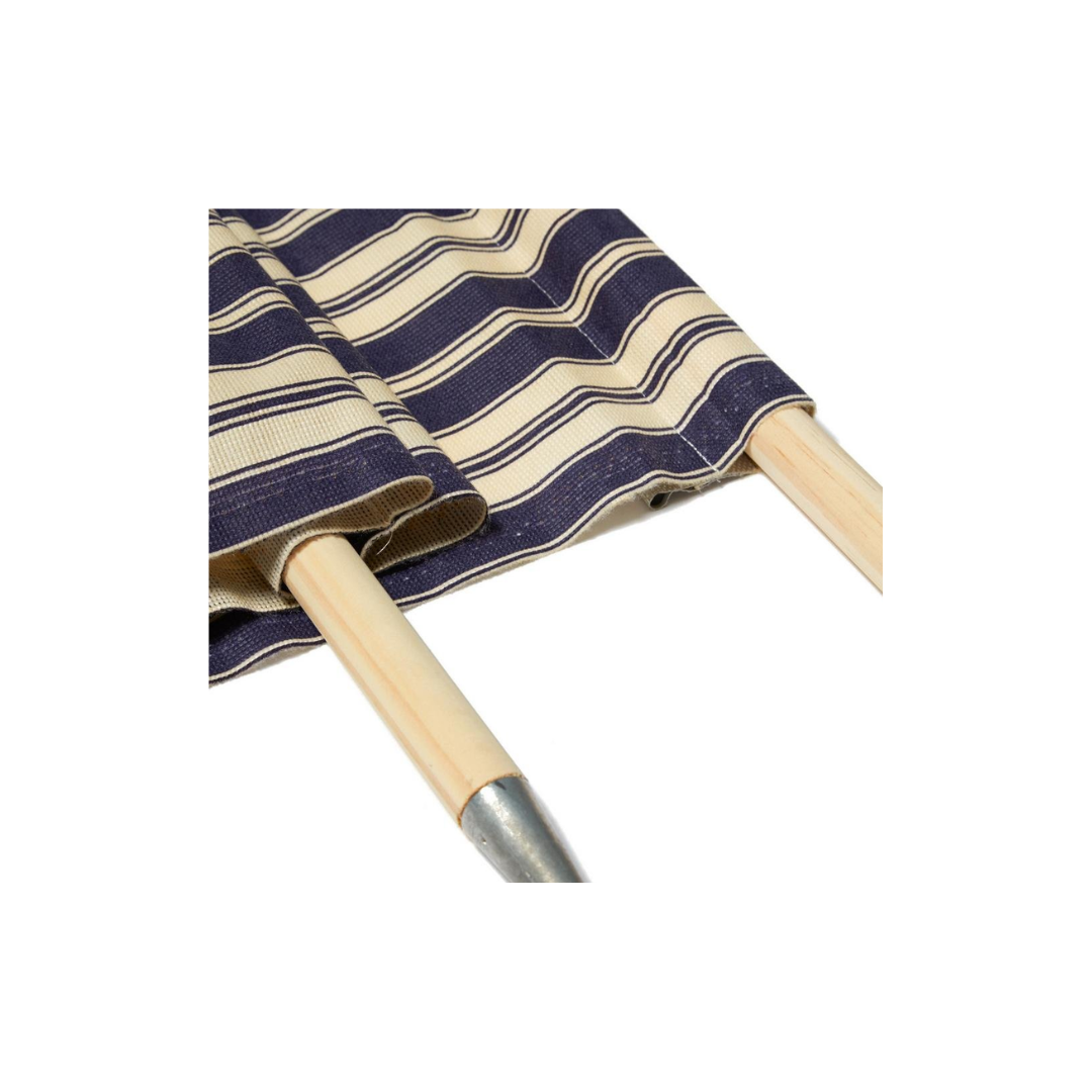 Blue Diamond Windbreak 7 Pole - Navy Blue Stripe
