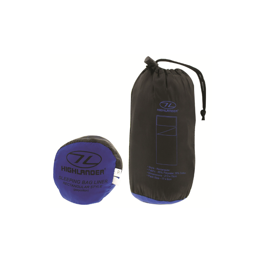 Highlander Sleeping Bag Liner - Rectangular Style
