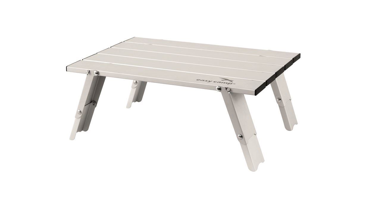 Easy Camp ANGERS Backpacking Table - Silver - Lightweight Folding Outdoor Table