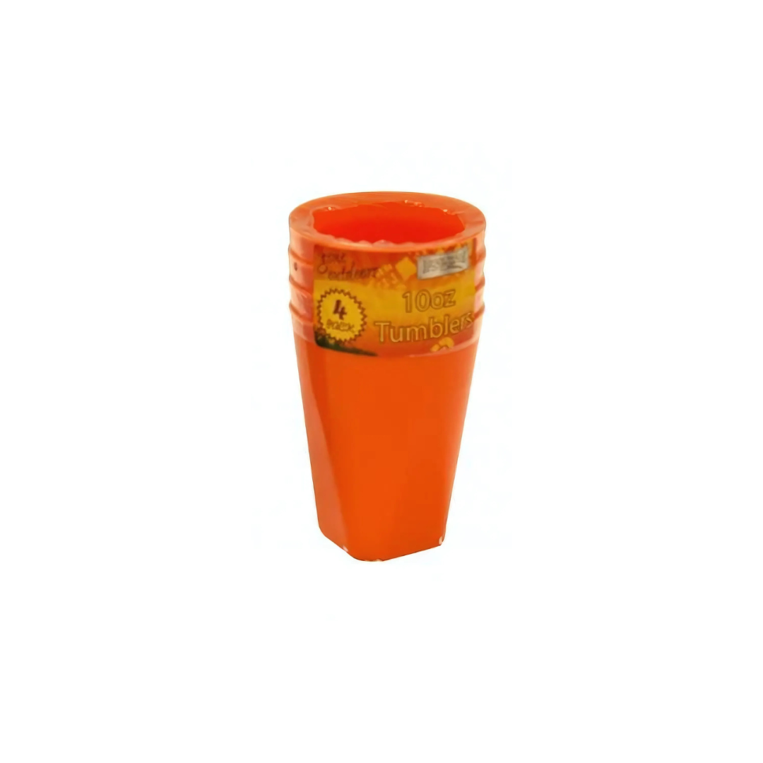 4 Plastic Tumblers - 10oz