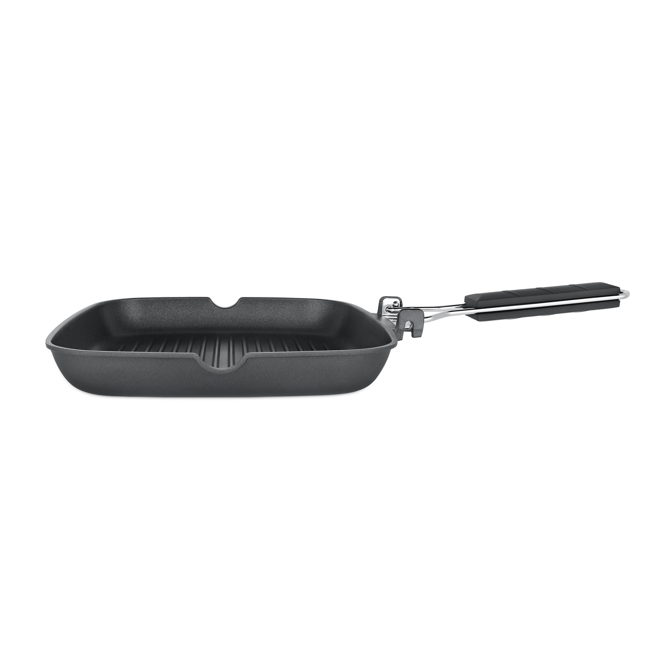 Home/Outdoor - Jomafe - Bio Cook  - 24cm Cast Iron Griddle Pan - Folding Handle