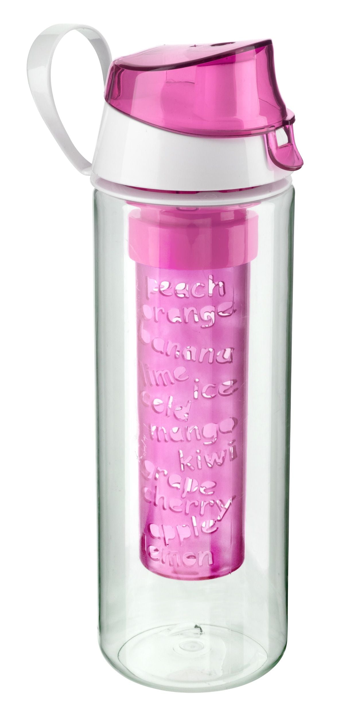 Reusable Water Bottle - BPA-Free Sports Drinks Bottle - Fruit Infuser - 650ml