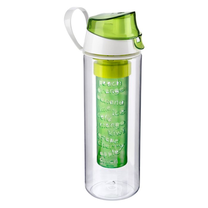 Reusable Water Bottle - BPA-Free Sports Drinks Bottle - Fruit Infuser - 650ml