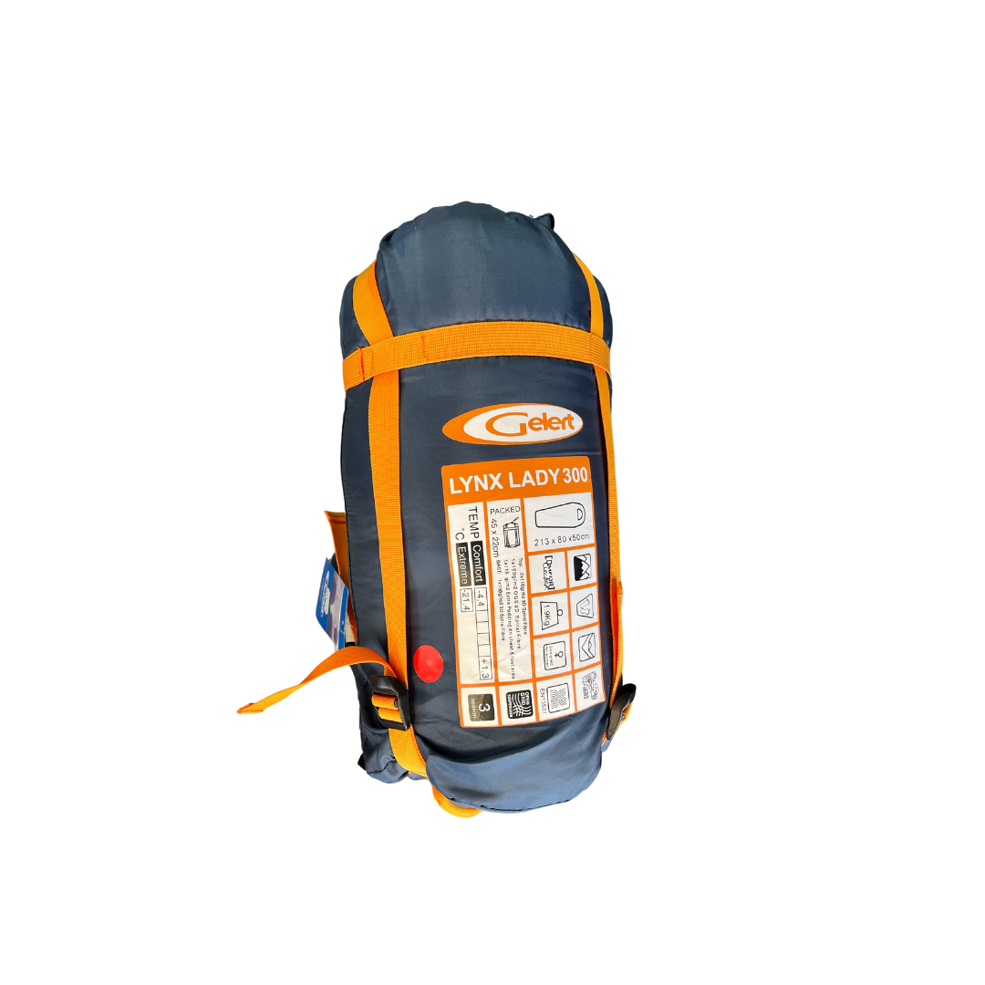 Gelert Lynx Lady 300 Sleeping Bag Season – outdoors