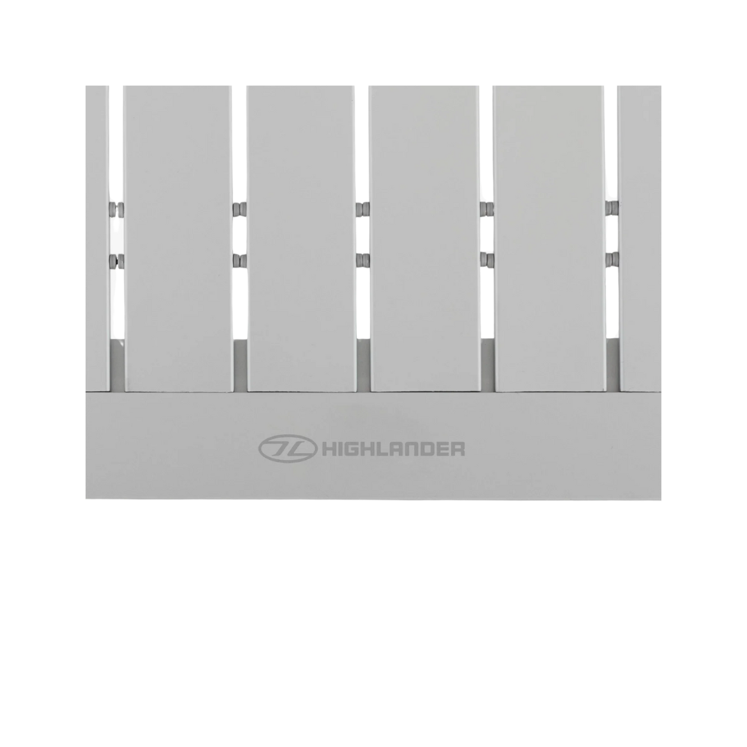 Highlander Aluminium slatted table