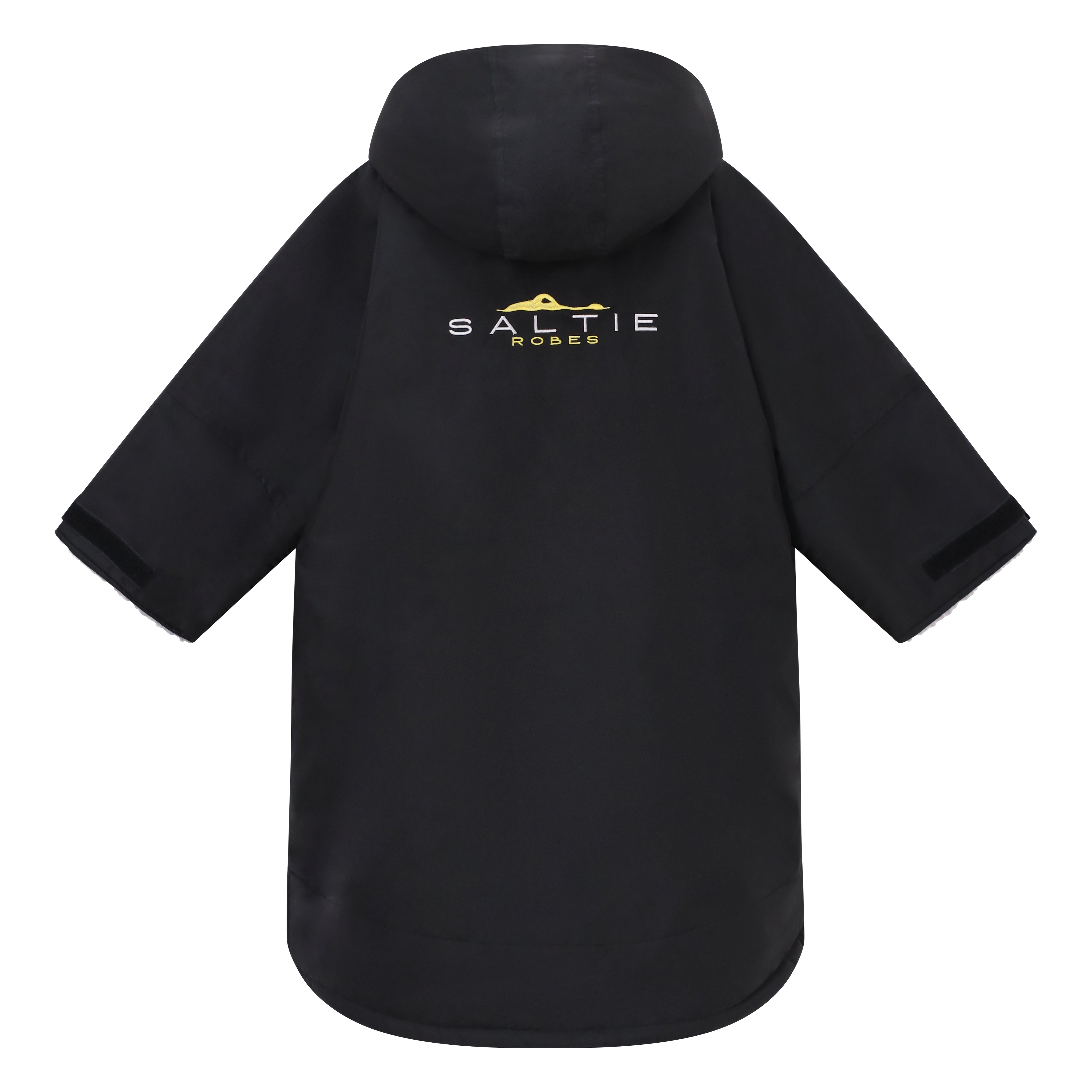 Saltie Junior Changing Robe - Black/Grey