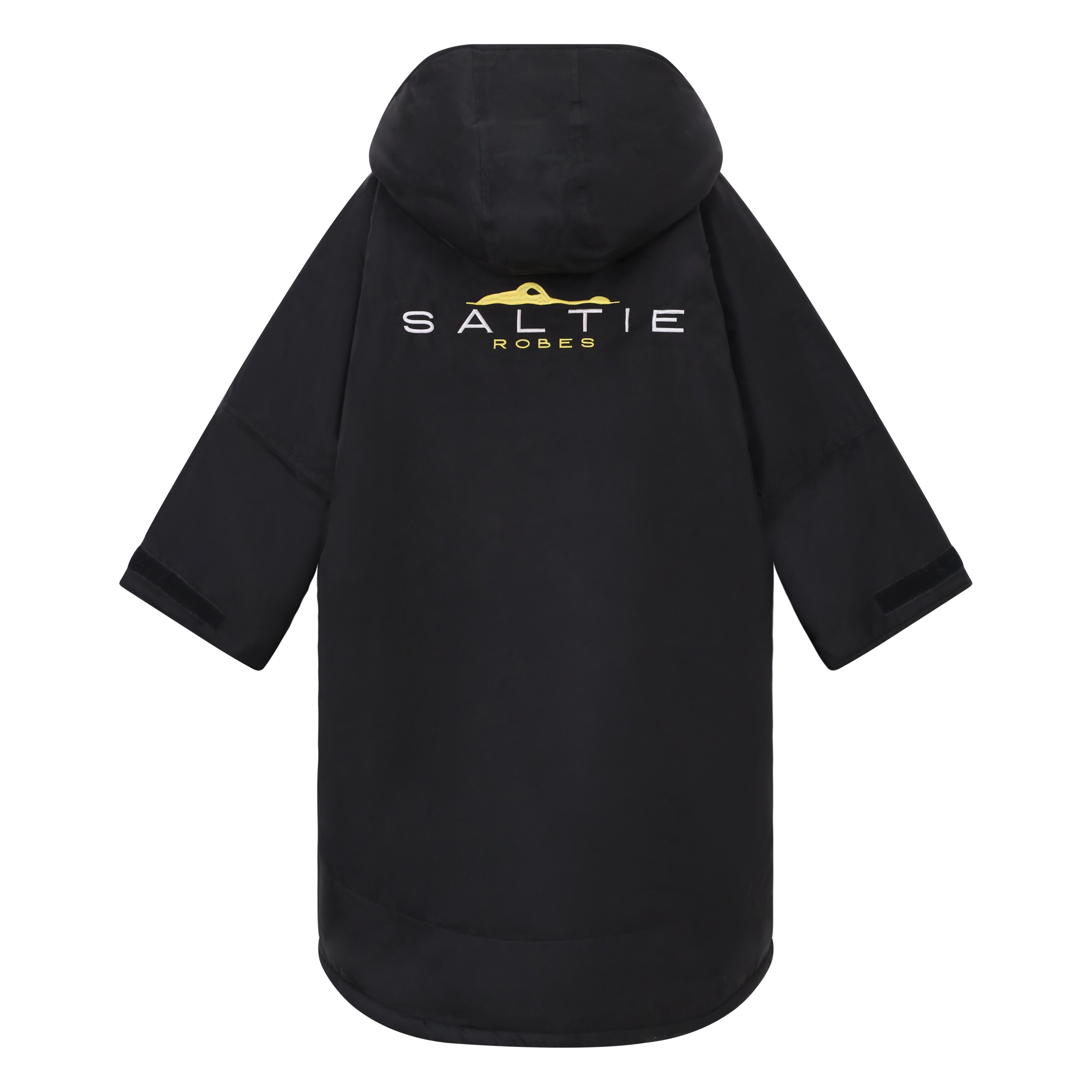 Saltie Junior Changing Robe - Black/Yellow