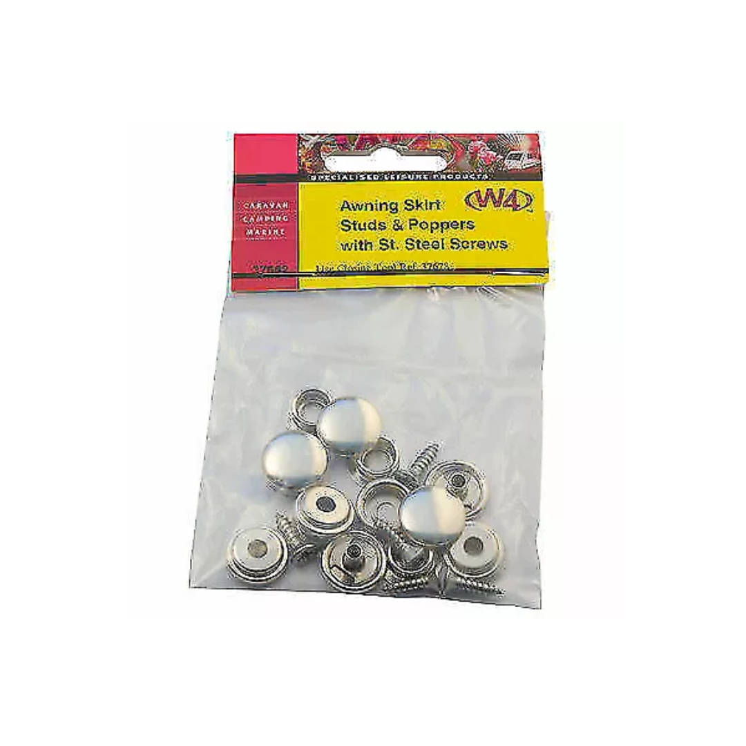 W4 Awning Skirt Studs and Poppers