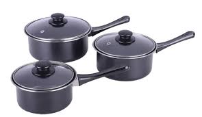 Quest 3 Piece Saucepan Set
